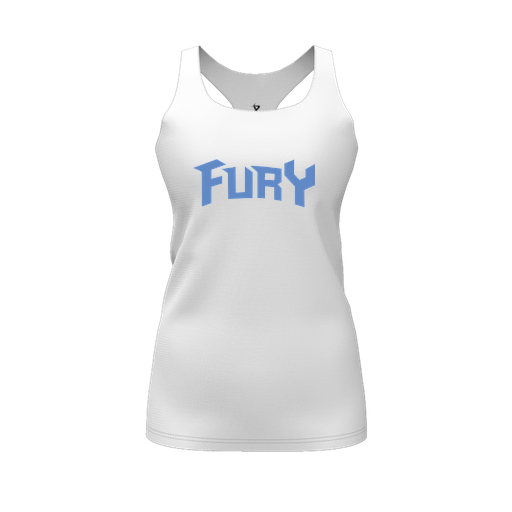 [FT0TRBWH-FYS-LOGO2] Decker Racerback Tank Top (Female Youth S, White, Logo 2)