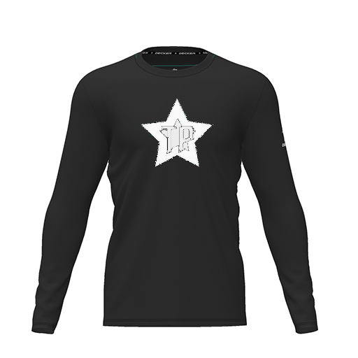 [FTLCDFBK-YXS-LOGO3] Dri Fit Performance T-Shirt (Youth XS, Black, Logo 3, Long Sleeve)