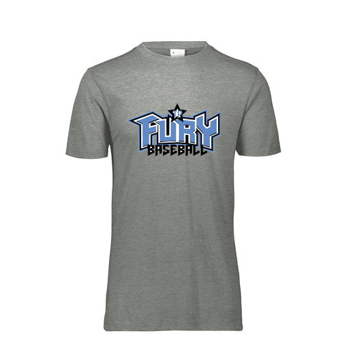 [FTSCUBGY-AS-LOGO1] Decker Men's Tri-Blend T-Shirt - Short Sleeve (Adult S, Gray, Logo 1)