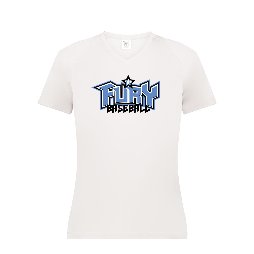 Ladies Smooth Sport V-Neck T-Shirt