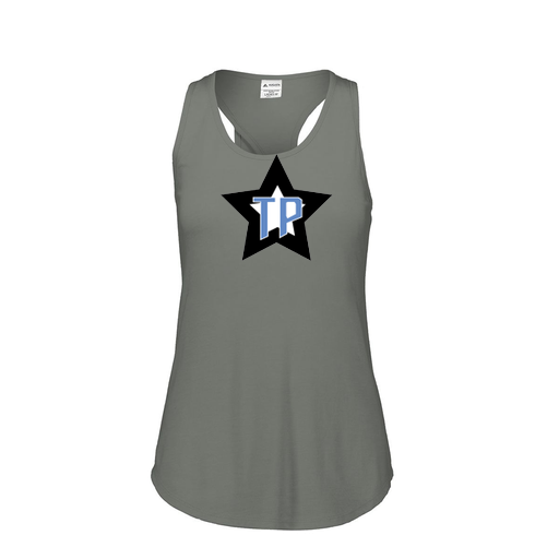 [FT0TUBGY-FAS-LOGO3] Ladies Tri Blend Tank Top (Female Adult S, Gray, Logo 3)