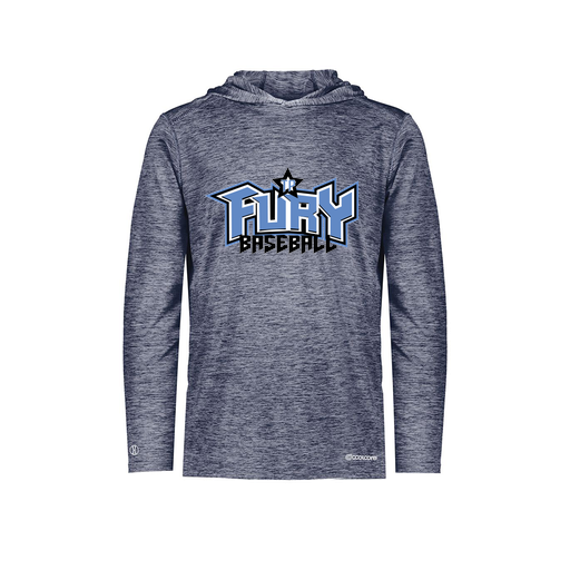 [FOLHCGNV-AS-LOGO1] Men's Charge Hoodie (Adult S, Navy, Logo 1)