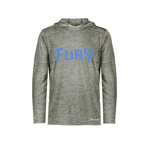 [FOLHCGGY-AS-LOGO2] Men's Charge Hoodie (Adult S, Gray, Logo 2)