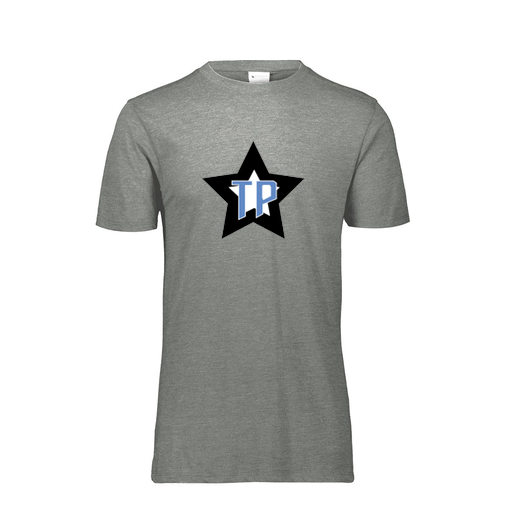 [FTSCUBGY-AS-LOGO3] Decker Men's Tri-Blend T-Shirt - Short Sleeve (Adult S, Gray, Logo 3)