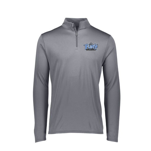 [FTLQFLGY-FAXS-LOGO1] Decker Women's Flex-Lite 1/4 Zip Shirt (Female Adult XS, Gray, Logo 1)