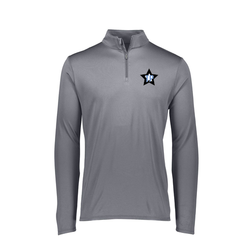 [2787.059.XS-LOGO3] Ladies Dri Fit 1/4 Zip Shirt (Female Adult XS, Gray, Logo 3)
