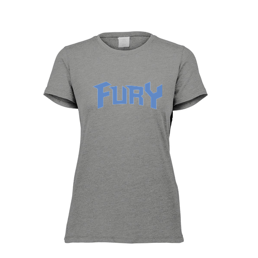 [FTSCUBGY-FAXS-LOGO2] Decker Women's Tri-Blend T-Shirt - Short Sleeve (Female Adult XS, Gray, Logo 2)