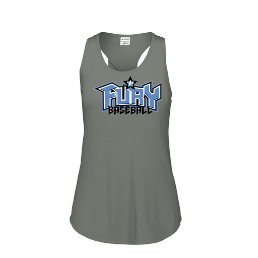 [3078.013.S-LOGO1] Ladies Tri Blend Tank Top (Female Adult S, Gray, Logo 1)
