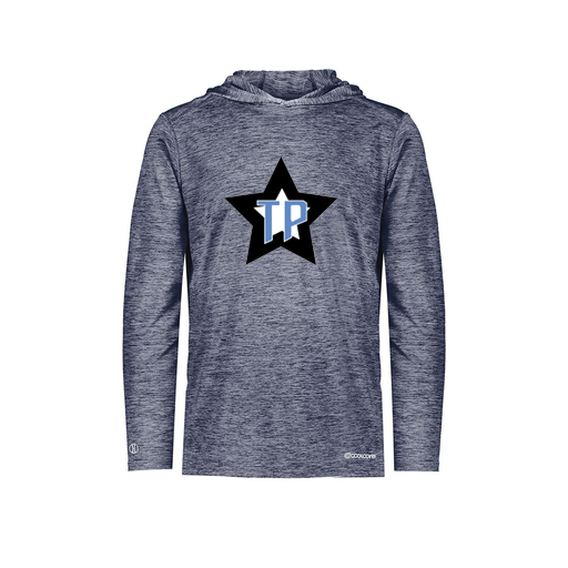 [CUS-DFW-CHGHOOD-PER-LSL-NVY-AS-LOGO3] Men's Charge Hoodie (Adult S, Navy, Logo 3)