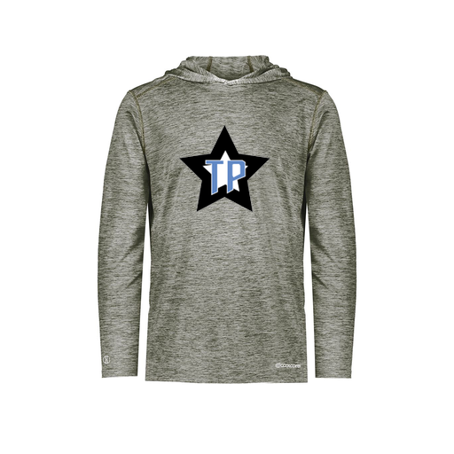 [FOLHCGGY-YS-LOGO3] Decker Youth Charge Hoodie (Youth S, Gray, Logo 3)